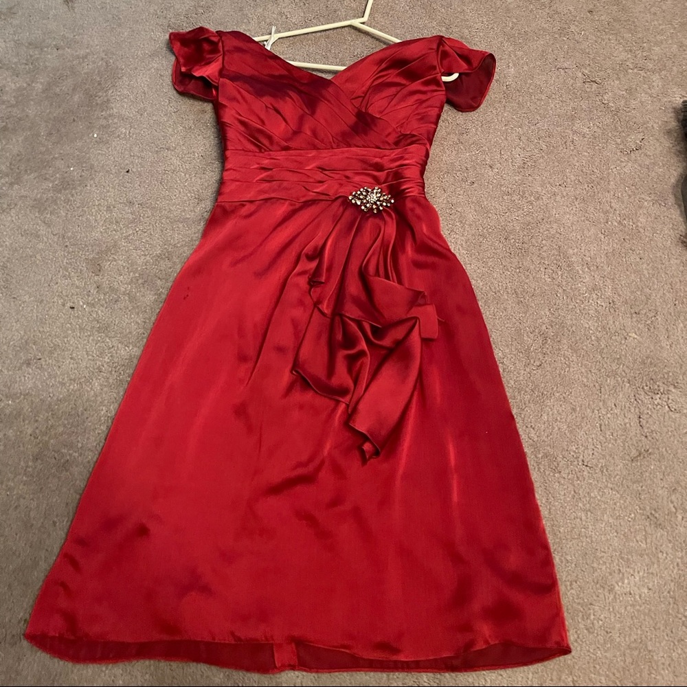 Jade couture vintage red dress